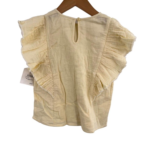 Stem Yellow Ruffle Top 5‎ New - Picture 2 of 4